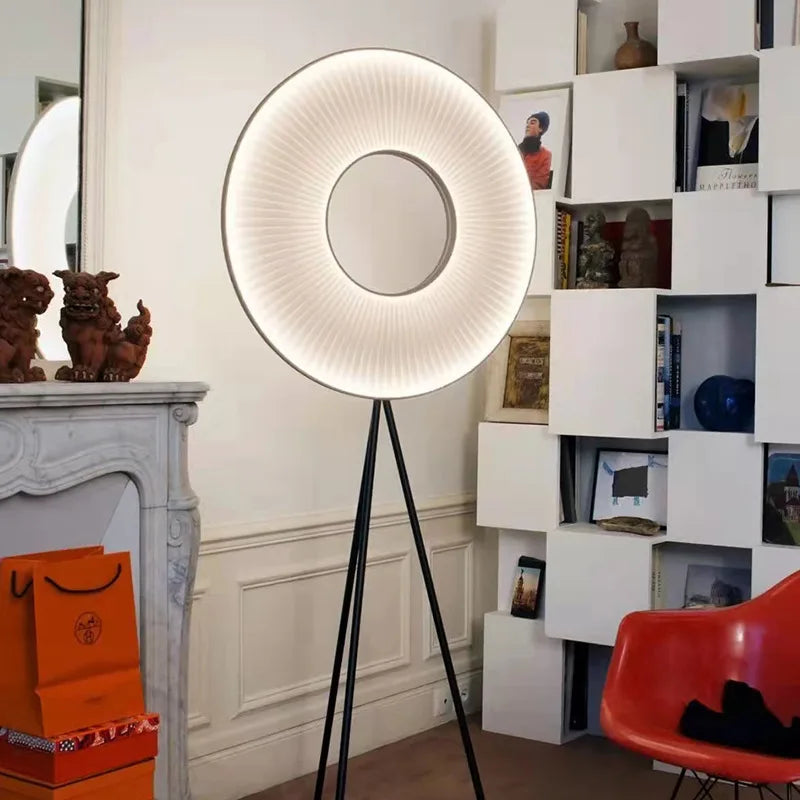 Nordic Creative Fabric Art Floor Lamp Bedroom Bedside Study Reading Led Desk Light Living Room Sofa Corner Indoor Decors Lighting