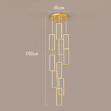 Nordic home decoration, stair chandelier, living room and dining room Pendant lights, ceiling light, indoor lighting