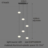 LED Minimalist Style Chandelier Hanging Stairs Pendent Lamp Designer Living Room Kitchen Bedroom Pendant Light Indoor Lighting