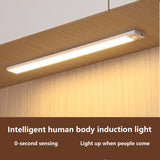 LED Cabinet Light USB Type-C Rechargeable Motion Sensor Led Lamp for Kitchen Wardrobe Cabinet Lighting 25cm/30cm