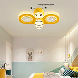 New Ceiling Fan Lights, Children's Bedroom Dining Room Ceiling Fan Lights, Ceiling Lights with Led Lights Indoor Lighting