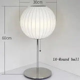 Nelson Wall lamp modern japanese wall lamp For Living Room Bedroom Home Bedside office Hotel Silk Cloth Lamp