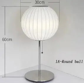 Nelson Wall lamp modern japanese wall lamp For Living Room Bedroom Home Bedside office Hotel Silk Cloth Lamp