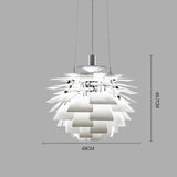 Nordic Designer Postmodern Simple Chiba Chandeliers Living Room Dining Room Creative Aluminum Pendant Light Home Decoration LED