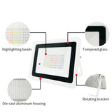 IP68 Waterproof RGB LED Flood Light (20W/30W/50W/100W) AC220V - Outdoor Color Changing Spotlight & Street Projector