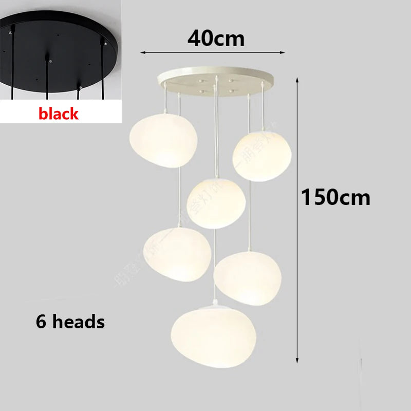 Modern home decor led lights pendant light lamps forstaircase Chandeliers for living room hanging light indoor lighting