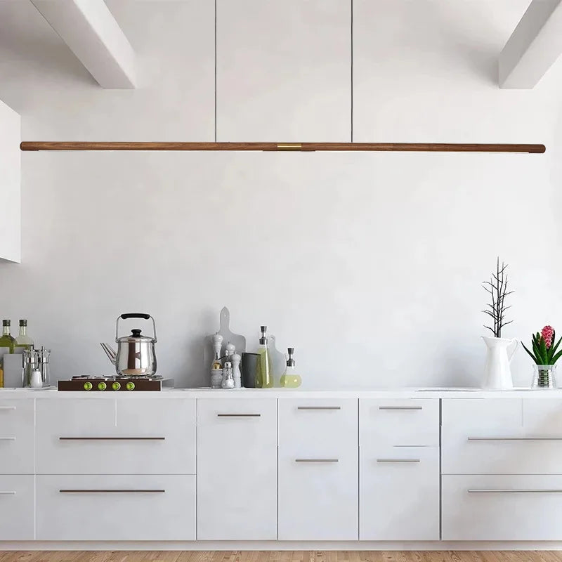 Walnut Internet Celebrity Chandelier Modern Restaurant Light New Chinese Living Room Light