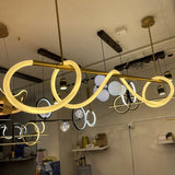 Modern Long Hose Led Art Ceiling Chandelier For Dining Room Kitchen Bar Pendant Lighting Suspension Design Lusters Luminaires