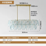 French Luxury Crystal Living Room Pendant Light Internet Famous Creative Shell Light Romantic Clover Pendant Light