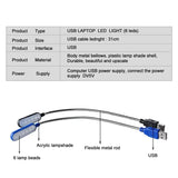 Mini Flexible USB LED Book Light - Portable Reading Lamp for Laptop & Power Bank