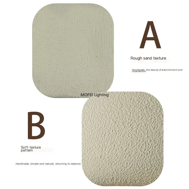 2026 Latest Nordic Lamps Middle-aged Style Wabi Sabi Style Coffee Shop Creamy Wall Lamp Resin Bedside Reading Light Home Decor