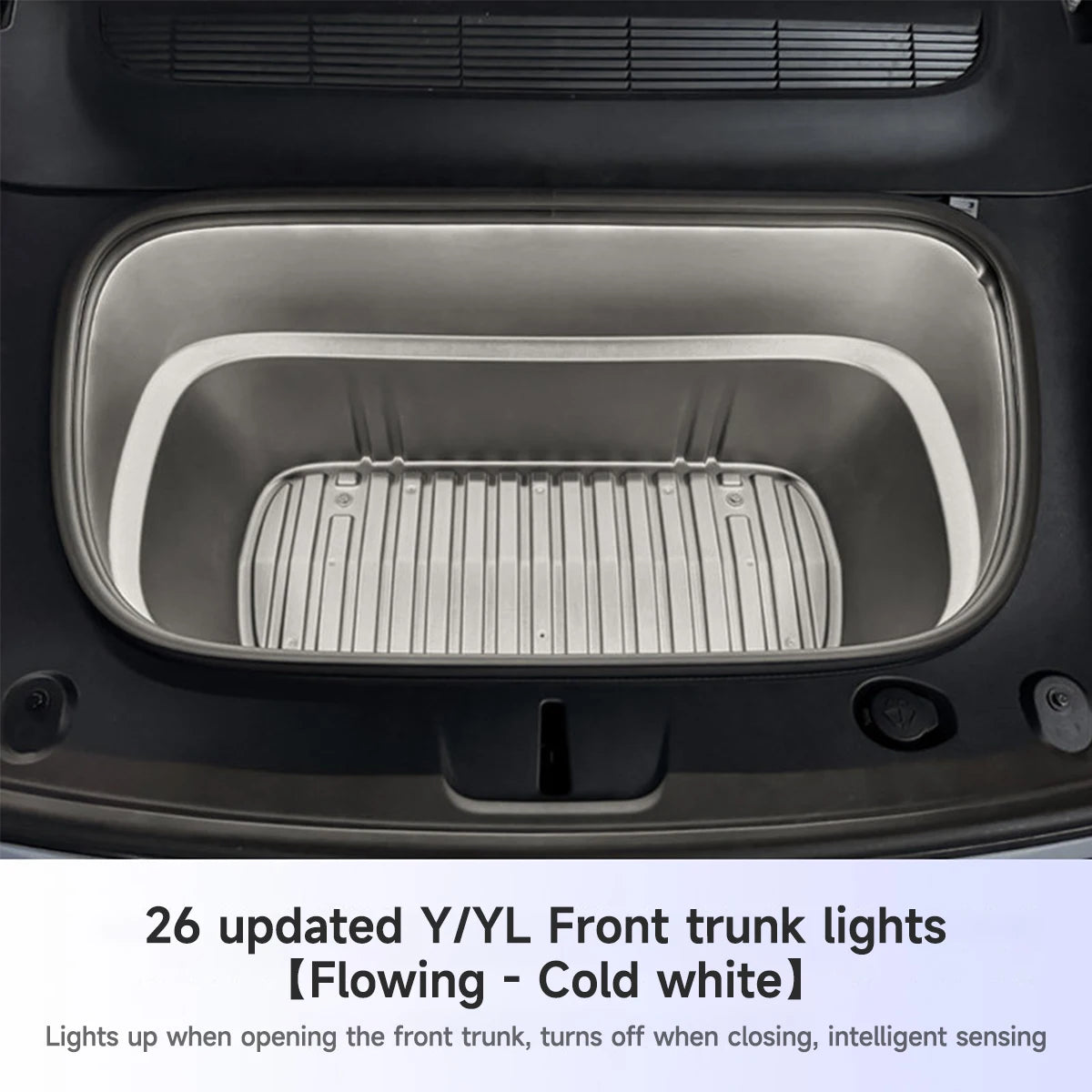 Front Trunk Light Frunk Ambient Lighting For Tesla 2026 Model Y Juniper / YL Refresh Cargo Lamp Cool White Warm White 2 Colors