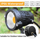 Low Voltage Landscape Lights LED Landscape Lighting, 5W 12V Flags Outdoor Landscape Spotlights with Stakes