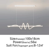Modern LED Pendant Light - Minimalist Home Decor Chandelier for Living Room