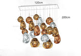 Modern home decor ring led lights pendant light lamps for living room Chandeliers for dining room hanging light indoor lighting