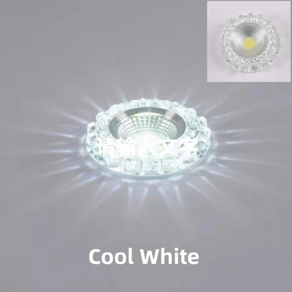 Diameter:9.5cm Cut Hole:6-8cm 3W 5W Downlights Recessed Ceiling Spotlight Lamps Embedded LED Downlights Home Decoration Light