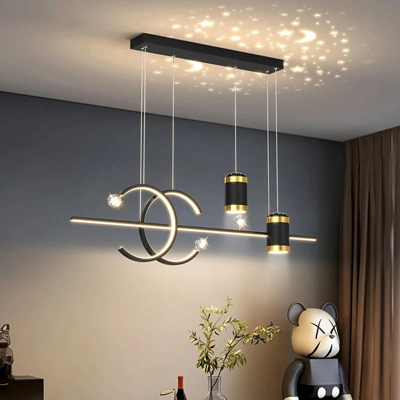 Nordic LED Restaurant Pendant Light - Modern Minimalist Dining Table Lamp