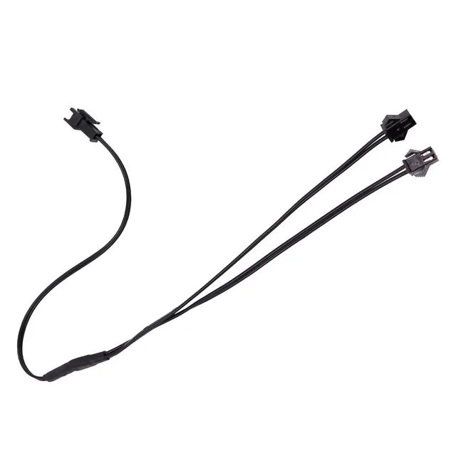 2/3/4/5-Way EL Wire Splitter Connector Cable - Multi-Channel Power Distribution Splitting Wire Lead for Neon Wire & LED Lighting Accessories
