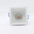High Quality LED Eyeball Casing Downlight Ceiling Light Fixture Zinc Alloy Ceiling Spotlight Frame White Square Head