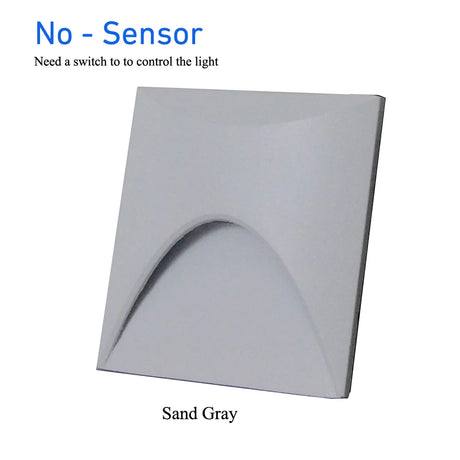 Led Deck Light Motion Sensor Step Stair Railing Lamp 3W Indoor Outdoor Waterproof for Pathway Stairway Post Porch Wall Sconce