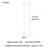 Villa Pendant Lights Staircase Long Hanging Lamps Ball Chandeliers Restaurant Bar Indoor Decorative High-Level Ceiling Lighting