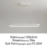 Modern LED Pendant Light Minimalism Line Lamp For Living Room Dining Room Bedroom Hanging Chandelier Home Decoration Lighting