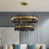 Modern Chandeliers For Dining Room Living Room With Remote Control LED Hanging Lamp Kitchen Island Pendant Light Lustre Fixtures