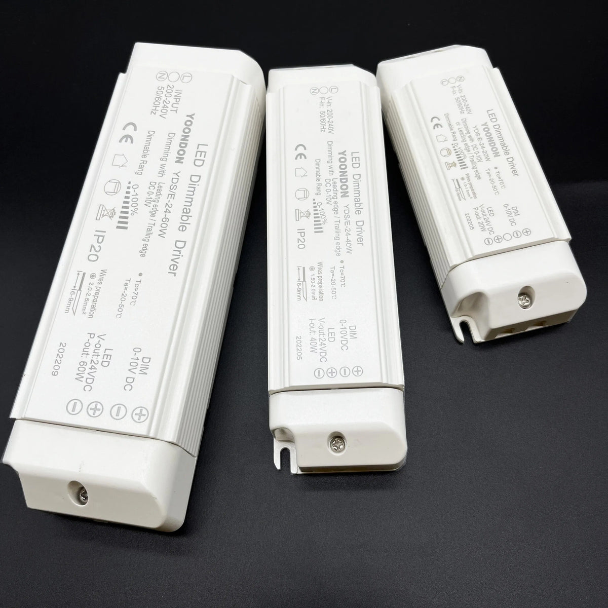 AC 220V Dimmable LED Driver DC12V/24V 20W 40W 60W Triac &amp; 0-10V Dimming 2in1 Power Supply Lighting Transformer