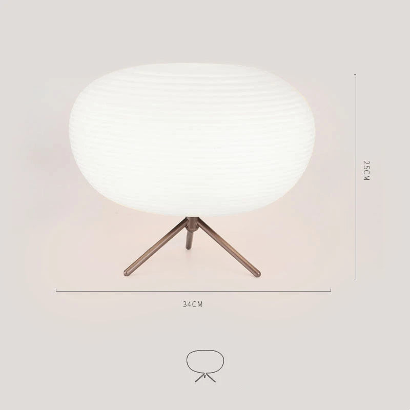 Designer Rituals Table Lamp Foscarini Whorls Cocoon Desk Lighting For Bedroom Kitchen Study Room Milky White Glass Table Light