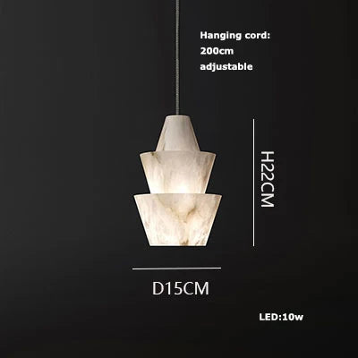 LED 2026 New Trend Marble Series Lustre Hanging Lamp Chandelier Indoor Lighting Suspension Luminaire Lampen For Dinning Room