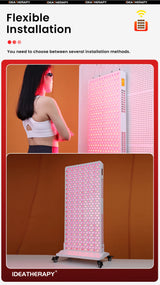 Red Light Therapy LED Touch Screen APP 480,590,630,660, 670, 810, 830, 850,1060nm Full Body Lamp PDT Infared Device Led Red Light Therapy Panel