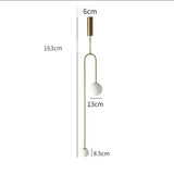 Modern Glass Ball Pendant Light Led Bedside Hanging Lighting Nordic Golden Luxury Hallway Living Room Bedroom Indoor Decor Lamp
