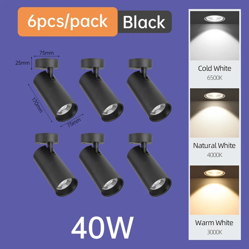 Spotlight Home Light LED Luster Downlight Indoor Ceiling Lamps Room Decors 220V Fixtures Bedroom Top Led Spot Lighting Chandelier