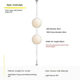 2025 Creative Floor Lamp Chrome Metal White Acrylic Ball Lights LED Modern Art Lighting Living Study Room Home Decor Desk Lamp