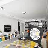 Anti-Glare Recessed Dimmable LED Downlight 9W12W15W18W24W30W COB Ceiling Lamps Spot Light Epistar Chip AC90-260V Indoor Lighting