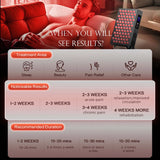 New Red Desktop LED Beauty Lamp with Infrared Therapy Home Use Beauty Equipment LED Therapy Panel