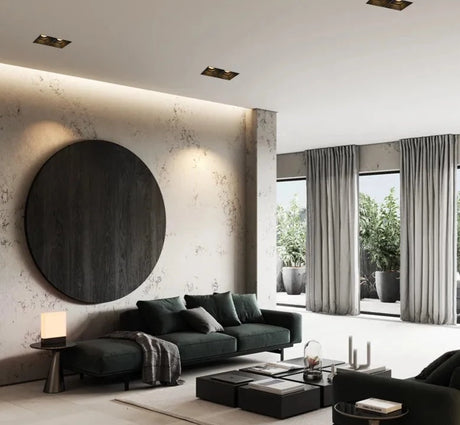 LED Recessed Downlight Frameless Square Double Head Detachable Replaceable Module Anti Glare Built-in Grille Spot Light