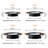 10pcs AC 220V 230V 110V Led Downlights 5W 7W 9W 12W 15W 18W LED Ceiling Downlight Lamps Spotlight Round Home Indoor Lighting