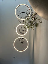 Nordic Lamp Designer Spanish Tassel Circle Chandelier Luxury Pendant Lamp Restaurant Villa Living Room Staircase Home Decor LED