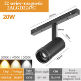 Smart Zigbee Magnetic Track Lighting - 48V Tuya Dimmable LED System
