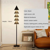 Janpanese Wabi-sabi Retro Art Creative Plated Atmosphere Green Tree Light LED Floor Lamp for Bedroom Home Decoration Chandelier