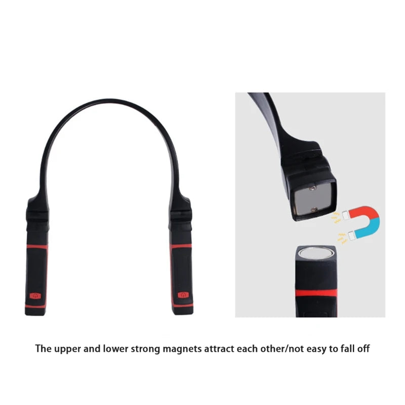 Book Light for Reading in Bed at Night USB Rechargeable Flexible Arm 2 Modes LED Reading Lamps for Repair Travel Camping