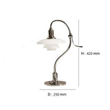 Denmark  Designer Table Lamp Vintage Glass Desk Light for Bedroom Bedside