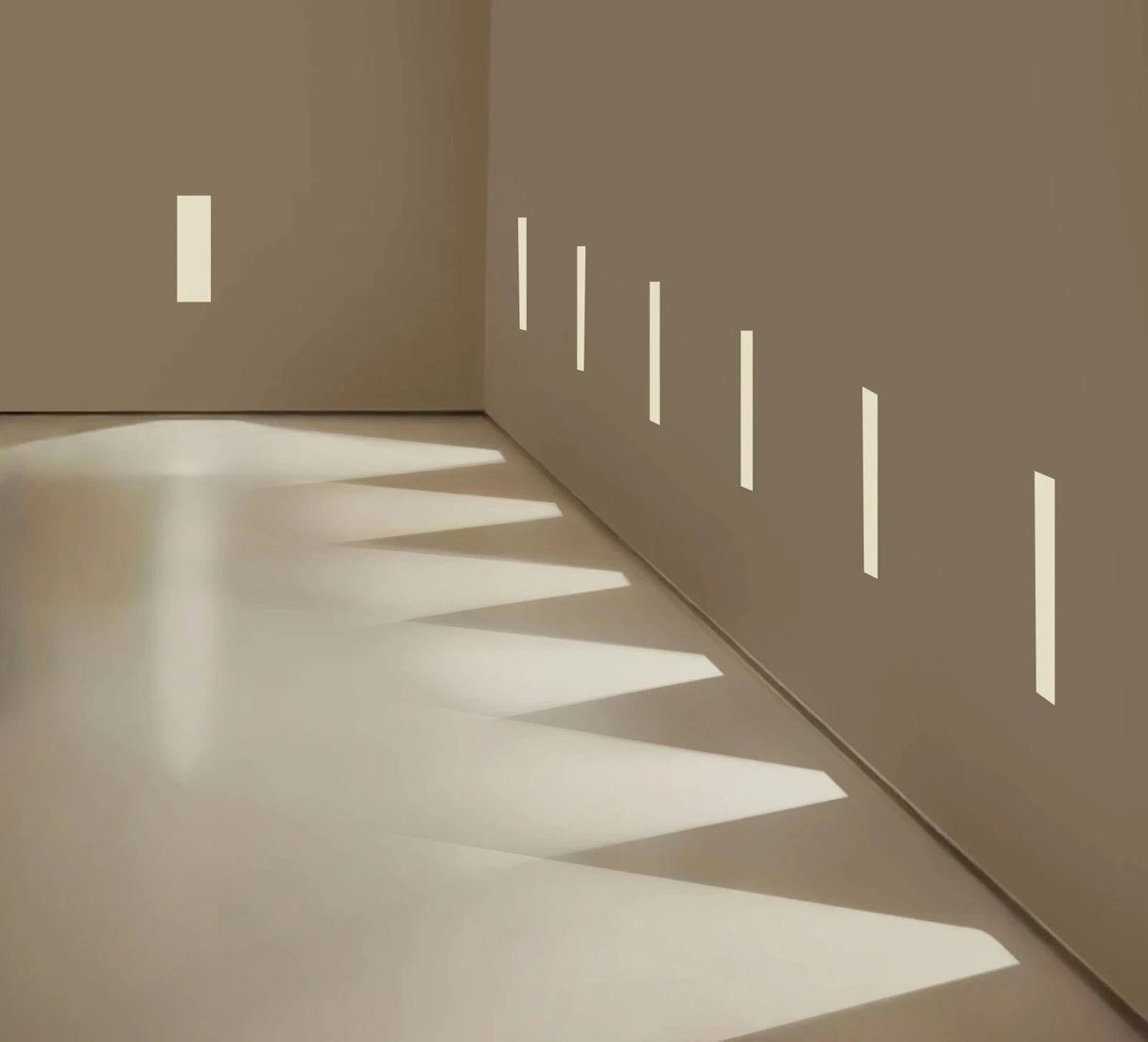 LED Recessed Trimless Step Light Indoor Skirting Wall Light Rectangle Invisible Stair Light for Hallway Bedroom Stairway