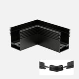 Recessed Magnetic Track Lighting 2-Wire DC 24V Track Rail System with LED Magnetic Light Head Kitchen Living Room Office