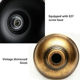 Retro Waterproof Outdoor LED Wall Lamp (E27 Socket Base) - Vintage Weatherproof Exterior Sconce Fixture for Courtyard, Garden, Balcony & Entryway