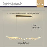 2026 Modern Gold Angel Wings Chandelier Lights Luxury Home Decoration LED Lamps For Kitchen Dining Room Table Study Pendant Ligh