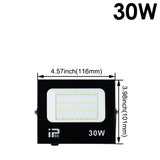 LED Flood Light Outdoor Spotlight (10W–100W) 220V - 6500K Daylight IP66 Waterproof Wall Lamp for Garage, Gym & Street