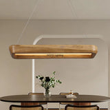 Minimalist Wabi Sabi Dining Room Rectangle Pendant Lights Coffee House Bar Bedroom Lamp Nordic New Style Dining Table Chandelier