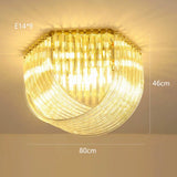 Nordic Art Bent Glass Tube Designer Hanging Lamp Modern Chandelier Lighting Lustre Home Indoor Decor Suspension Luminaire Lampen